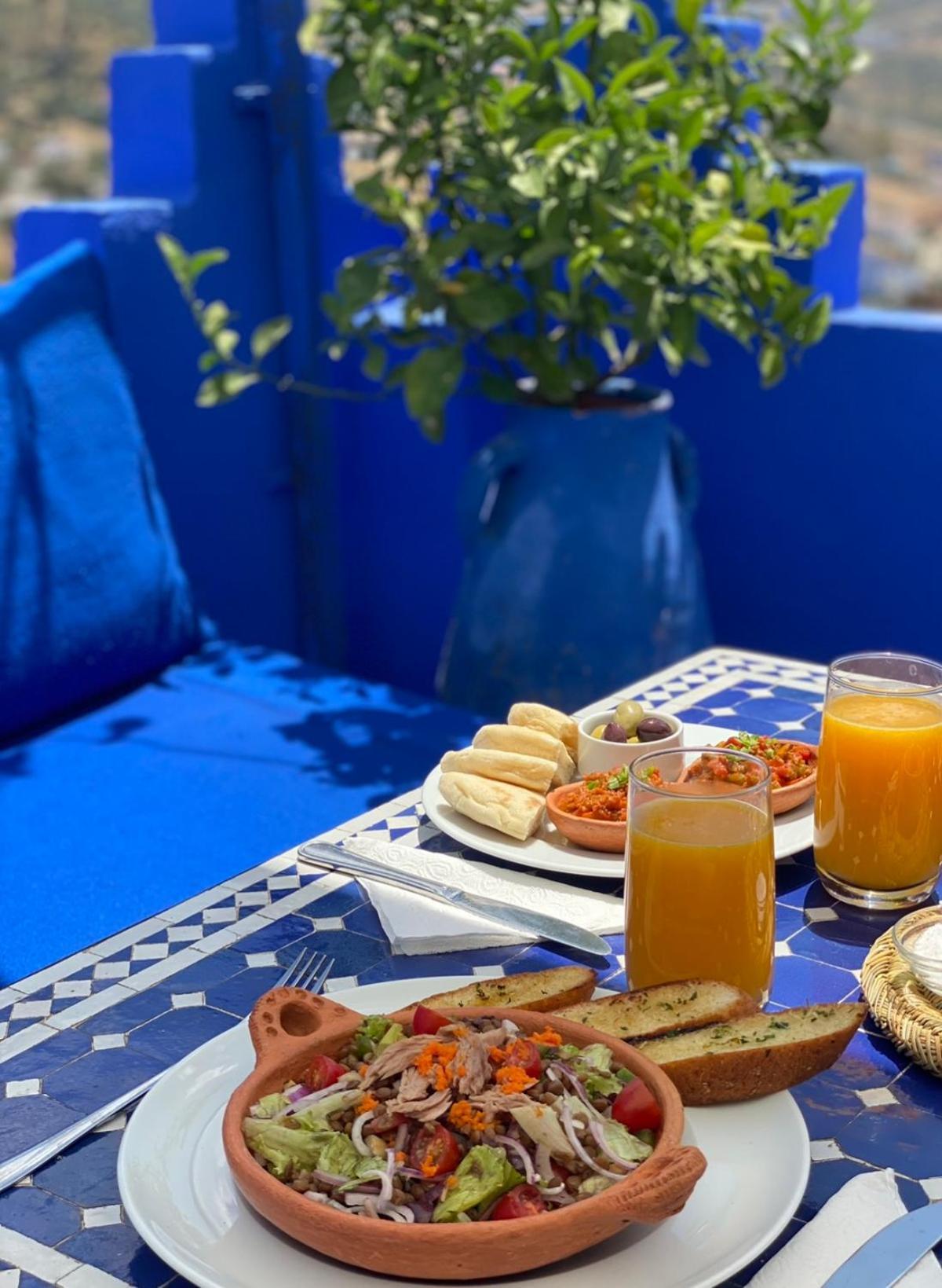 Hotel Dar Zambra Chefchaouen Exterior foto